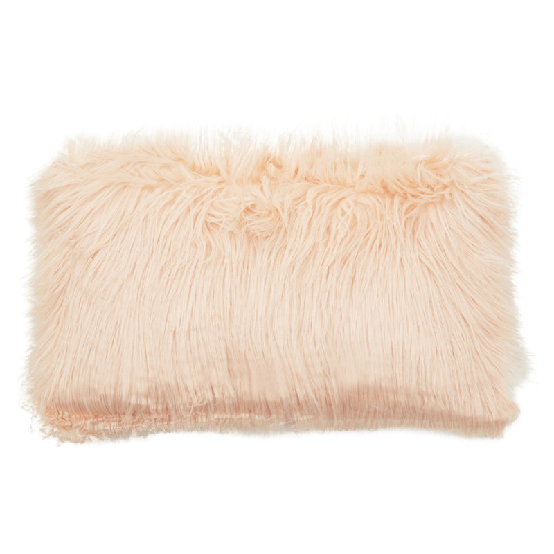 Adebare Rectangular Lumbar Cushion, Pink