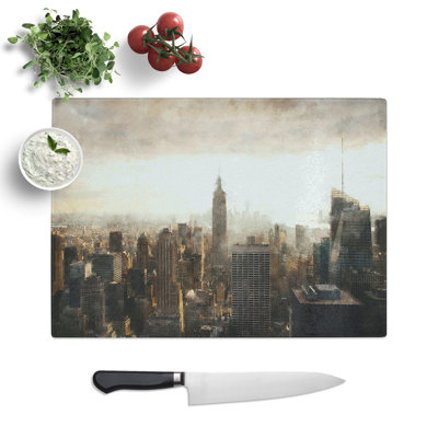 New York Skyline Vol.5 Painting Chopping Board