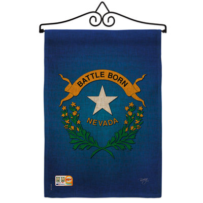 Double Sided 18.5'' H x 13'' W Burlap Garden Flag