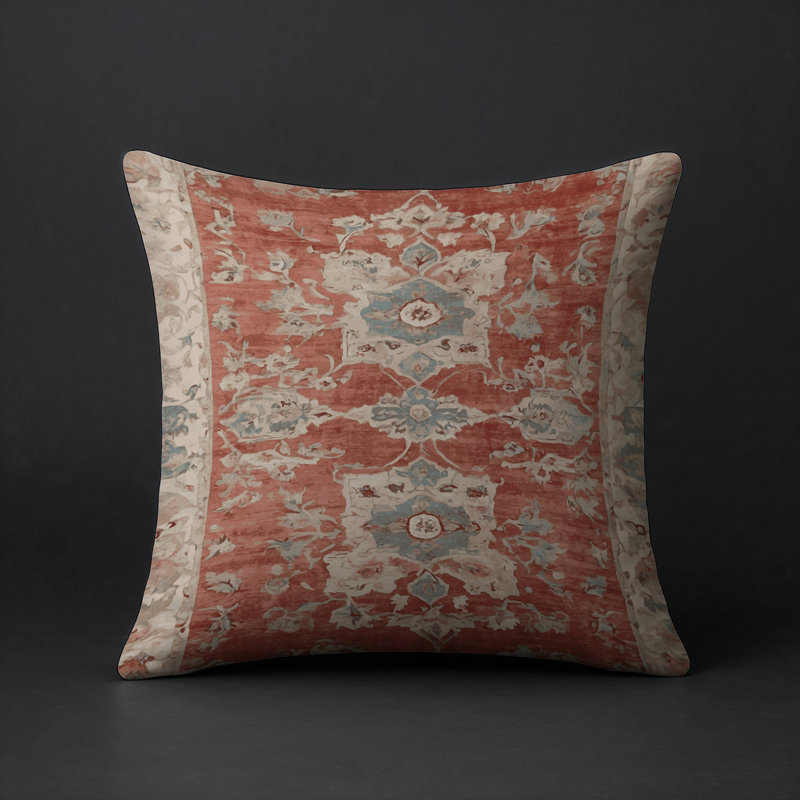 Coussin décoratif intérieur et extérieur Modern, Carré 16 po, Gris oriental 12