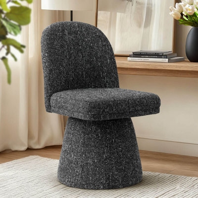 Upholstered 360°Swivel Vanity Chair by Latitude Run