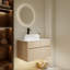 Meuble-lavabo mural 32 po avec lavabo en céramique et portes à fermeture en douceur-1492836500