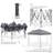 144 Ft. W x 120 Ft. D Metal Pop-Up Canopy