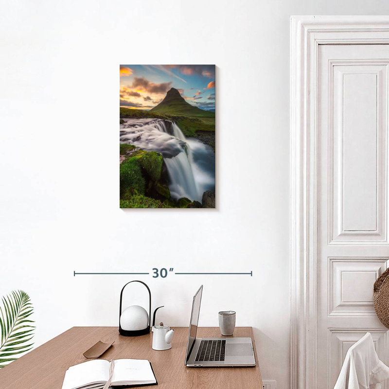 Alvord Kirkjufell Midnight Sun I, 24" H x 16" W