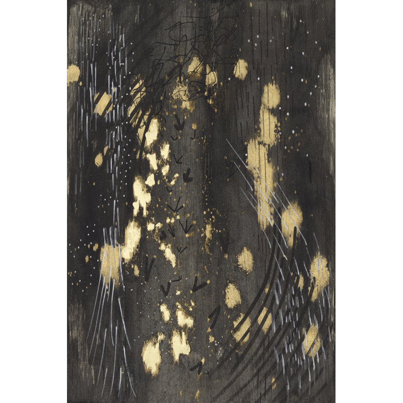 Cosmic Footprints by Lori Arbel - Painting Print, Wrapped Canvas, 46cm H x 30cm W