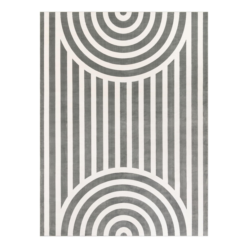 Unique Loom Lines Whimsy Kids Rug, Rectangle 10' x 13'1"