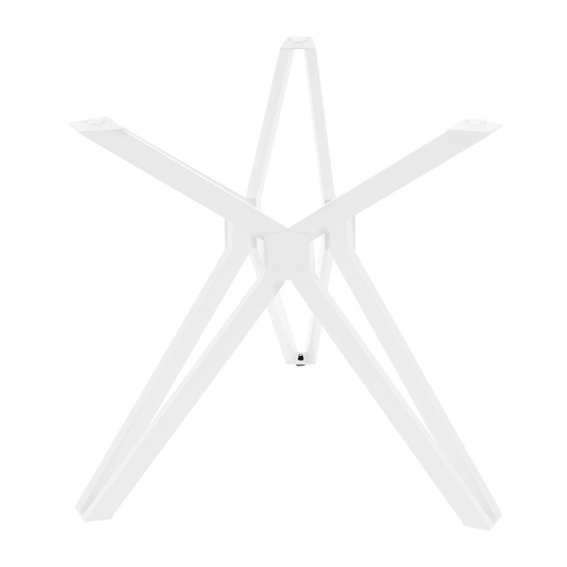 Modern Metal Table Legs(White), White