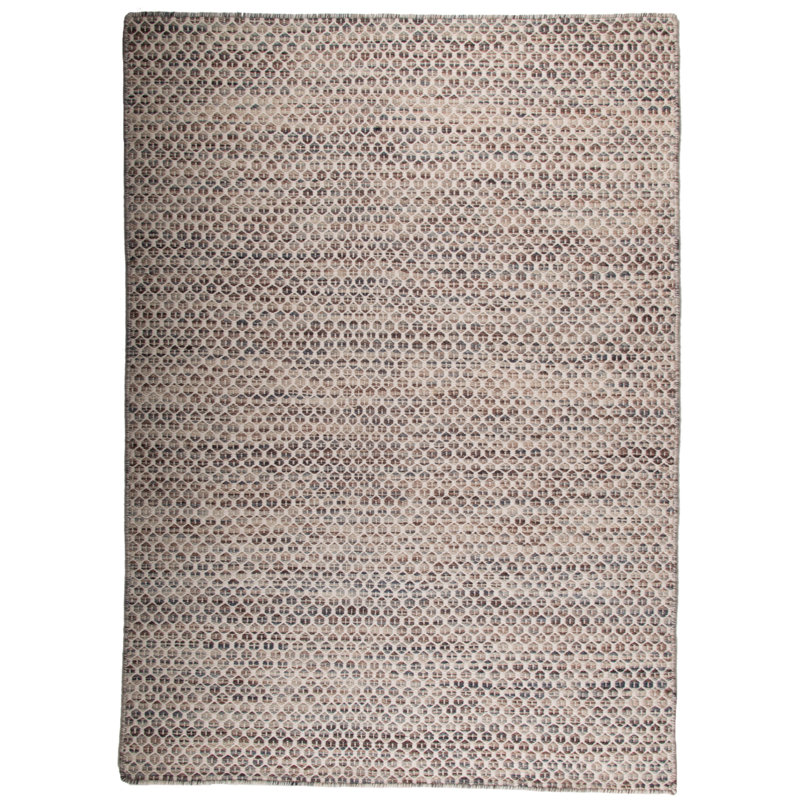 Caillo Geometric Wool Hand Woven Area Rug, Rectangle 140 x 200cm