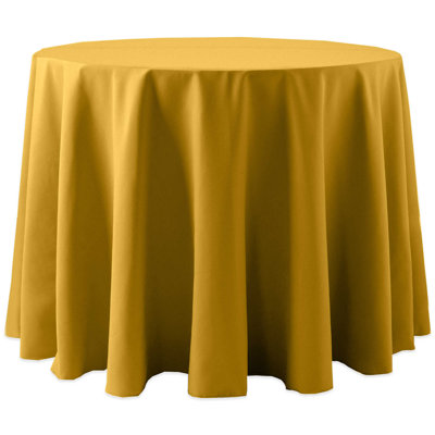 Yasser Eider & Ivory™ -2 Pack- Cotton-Feel 114-Inch Round Fine Dining Tablecloth, Burgundy Dark Red