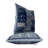 Floral and Patchwork Outdoor Reversible Throw Pillow-99200040-99200039