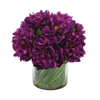 Peonies Floral Arrangement in Vase