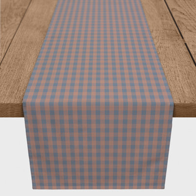 Synn Rectangular Plaid Table Runner