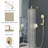 Pressure-Balanced Complete Shower System with Rough in-Valve-91958477