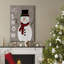 Let It Snow Snowman - reproduction d'art sur toile tendue-2014434970