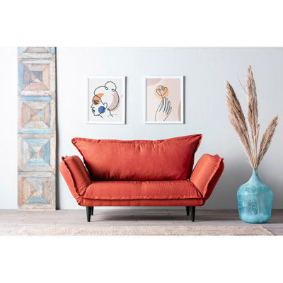 Frankie 78.74" Flared Arm Sleeper