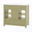 Meuble-lavabo multifonctionnel avec lavabo avec tablettes et tiroirs-434512152