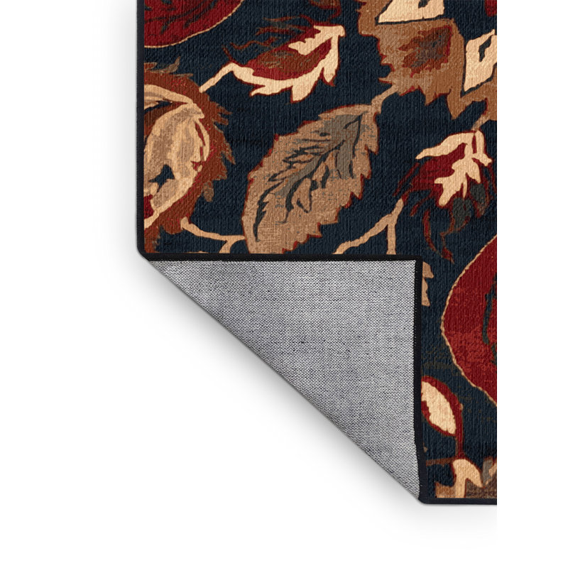  Tapis lavable persan melon, Carré 5 pi