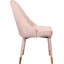 Chaise d'appoint rembourrée en velours Belle-319726424