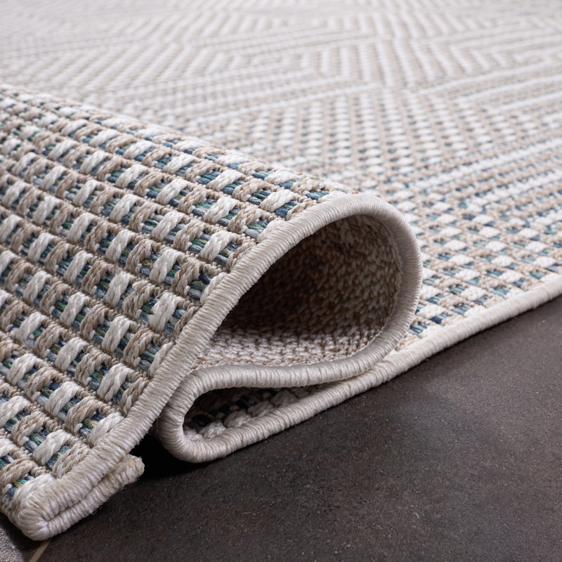 Tapis intérieur / extérieur en sisal Ryalson, Carré 6 pi 7 po