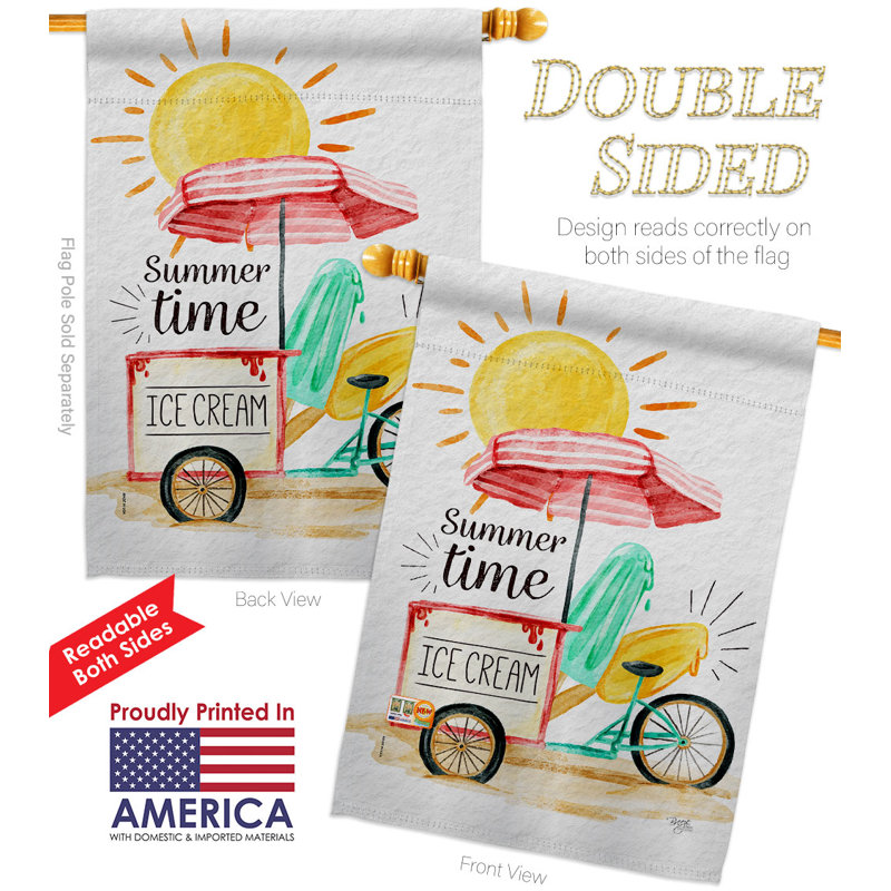 Double Sided Polyester, 40" H x 28" W