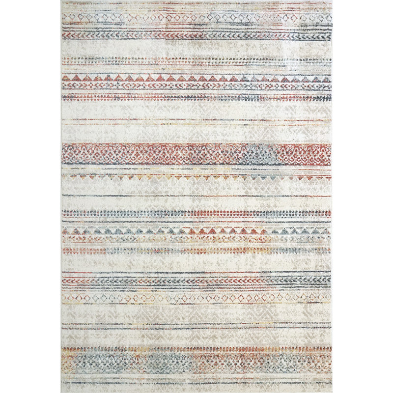 Owings Geometric Indoor Rug, Rectangle 7'10" x 10'