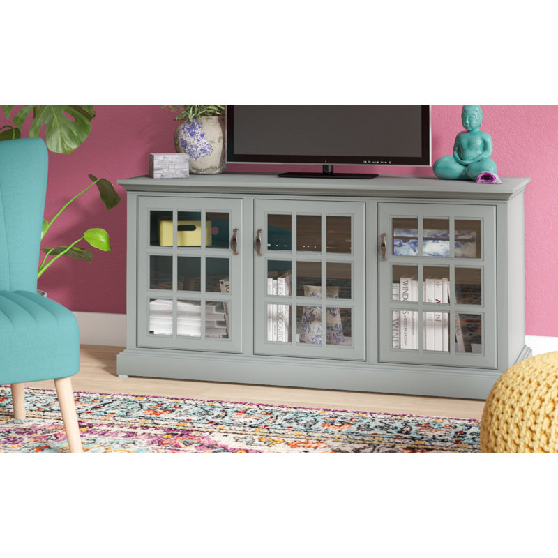 Shreyas TV Stand for TVs up to 70", Tempting Turquoise