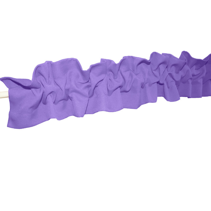Window Valance, 144" W x 9" L, Lavender