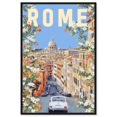 Roman Holiday Canvas Print Summer Art Prints by Art Remedy