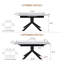Table de salle à manger extensible peu encombrante, pieds en acier au dessus en MDF, style moderne pour la cuisine et le bureau