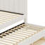 Lit plateforme à baldaquin avec lit gigogne Upholstery