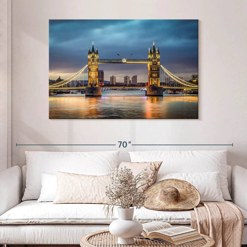 Lilie Bright Tower Bridge, 32" H x 48" W