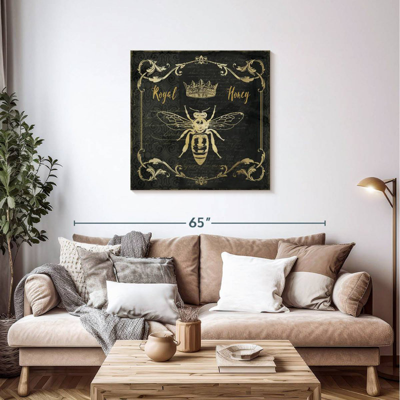 Abeille royale I, H 36 po x l 36 po