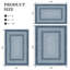 Tapis rectangulaire Bimlesh Bordure bleue multi-couches-2002093585