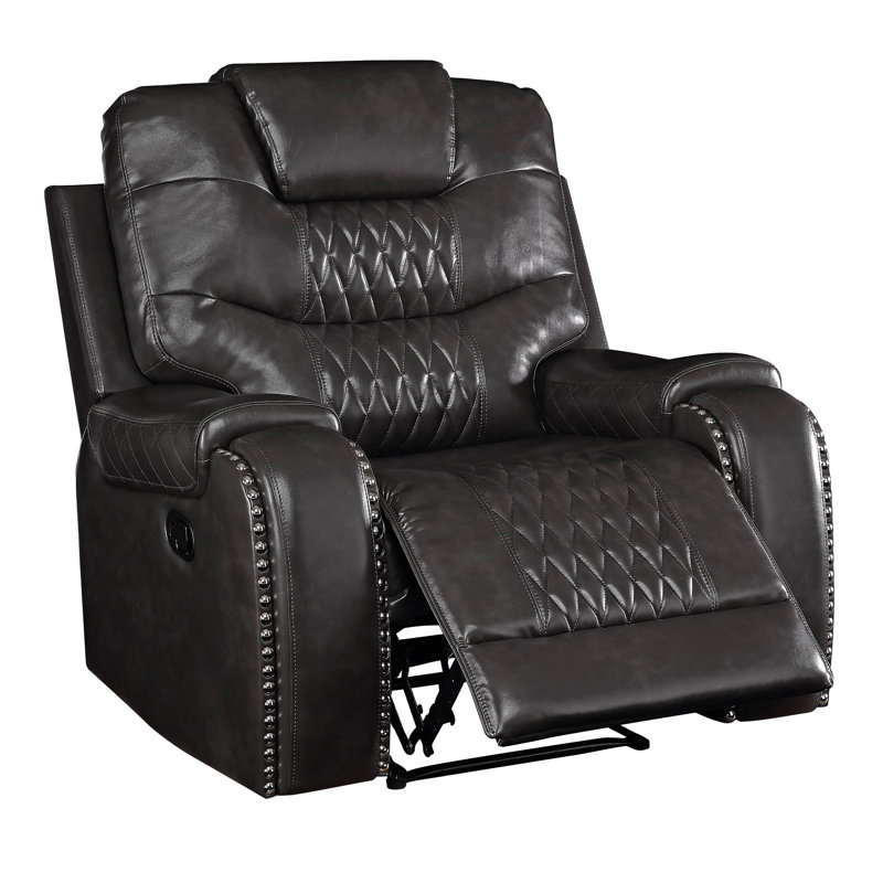 Fauteuil inclinable Horing, Magnétite, Manuel
