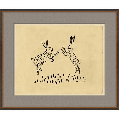 Bunny High Five Print by Yuki Osada