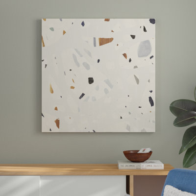 «Abstract Terazzo I» par Victoria Borges, reproduction d'art sur toile
