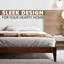 Lit plateforme en bois massif Mervyn-377061828-377061831