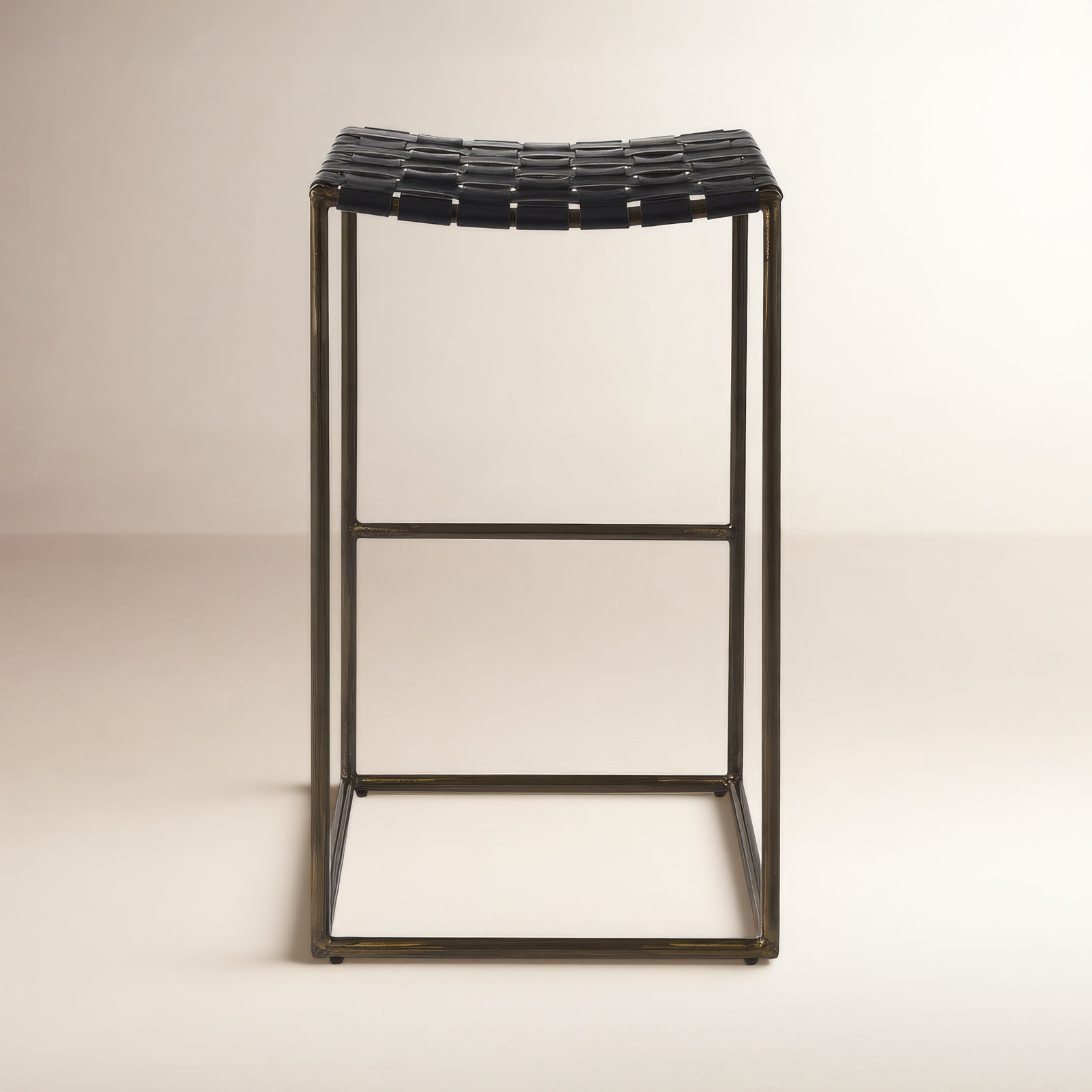 Willette Bar & Counter Stool, Nickel, Black, Bar Stool (30” Seat Height)