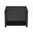 Linda 24" Nightstand In Charcoal Gray (2-Drawer)-1785216261