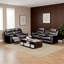 Causeuse inclinable avec housse de console centrale