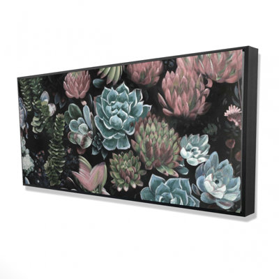 Succulent Set Print On Canvas