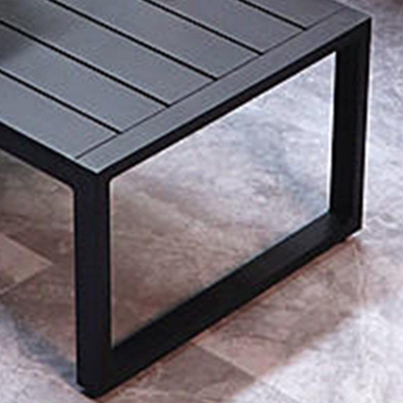 Lamuel Rectangular Metal Outdoor Coffee Table , 47.24'' in. W 23.62'' in. D
