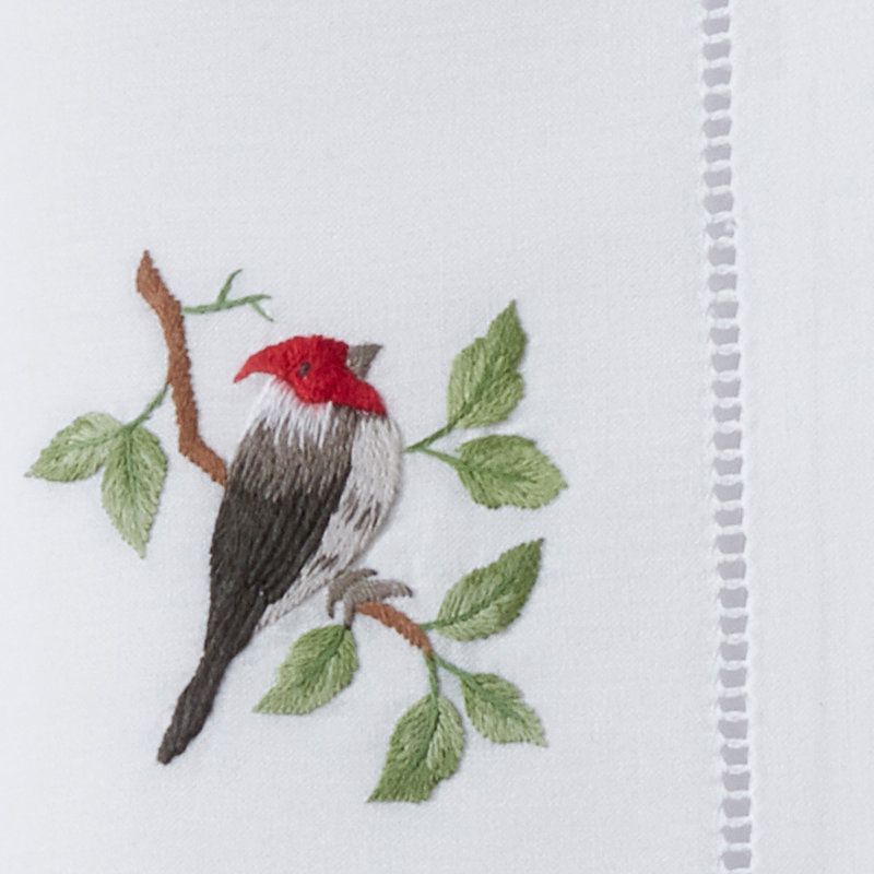Chapple Cotton Embroidered Square Napkin