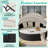 66" Wicker Outdoor Patio Daybed with Cushions