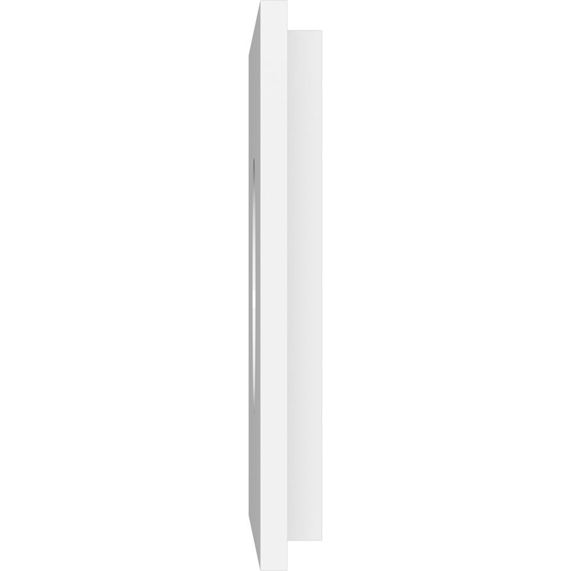 16"W x 8"H x 4"ID x 5 1/2"C x 1"P Rectangle Architectural Grade PVC Contemporary Ceiling Medallion, 8" H x 16" W x 1" D