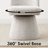 Upholstered Fabric 360° Swivel Dining Chair-1031485439