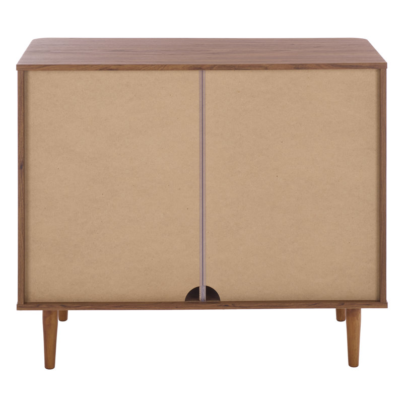 Brey 2 Door Compact Tv Stand, Walnut
