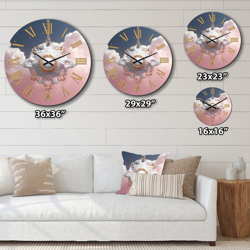 Beavercreek - Horloge murale moderne, Moyenne