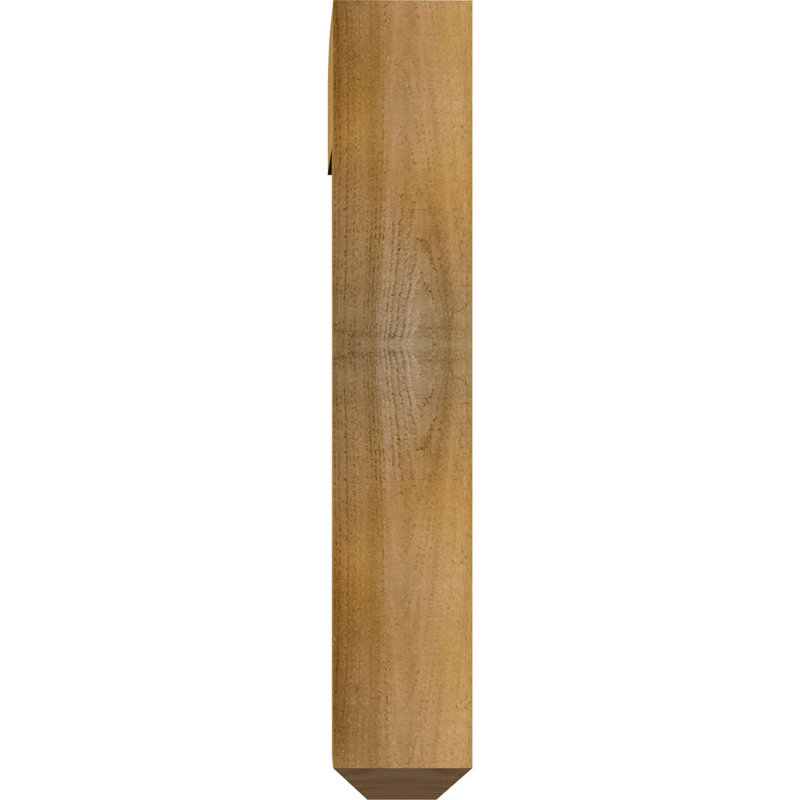 Support de fer Eris, H 20 po x P 18 po, Cèdre rouge de l'Ouest l 3 1/2 po x T 4 po (lisse