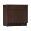 Colton 33" Freestanding Shaker Bathroom Vanity Cabinet with 2 Doors, No Countertop, Ready to Assemble, Brown-95216809